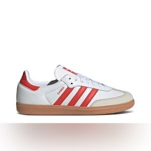 ADIDAS SAMBA OG 'WHITE SOLAR RED GUM'